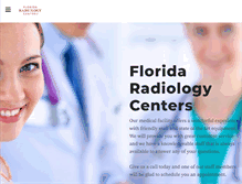 Tablet Screenshot of flradiologycenters.com